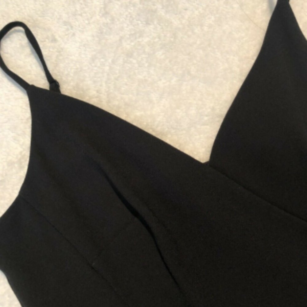 Rachel Roy Black Dress Ruffle Detail Size 0 - Picture 3 of 10